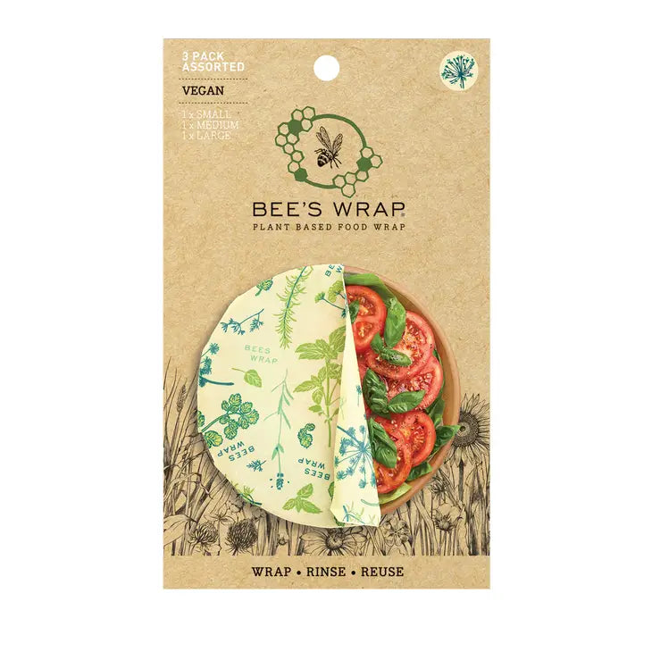 Bee’s Wrap Herb Garden Print 3 Pack