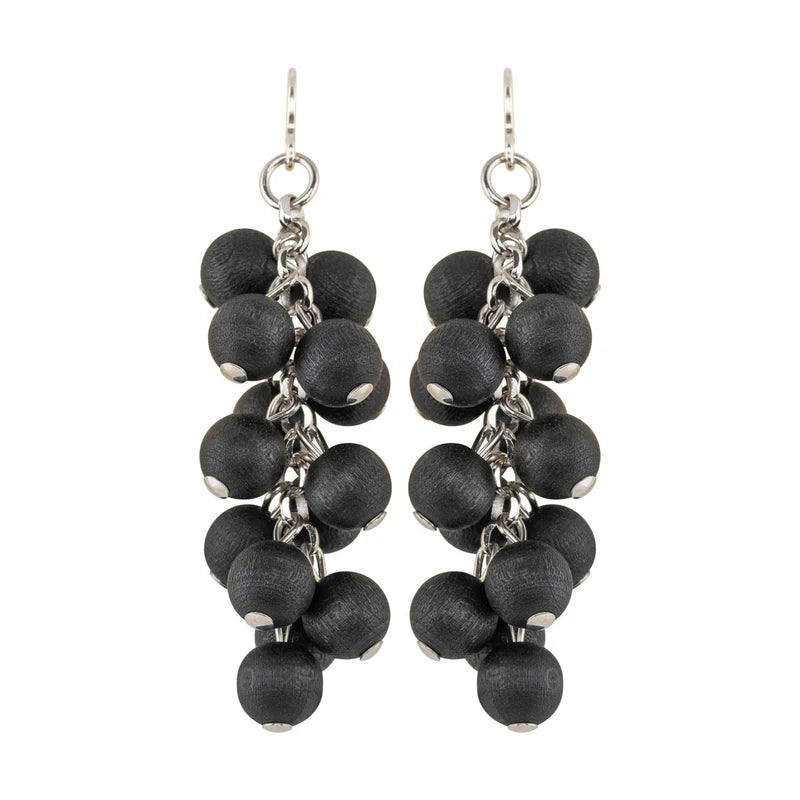 aarikka Herukka Earrings, Black