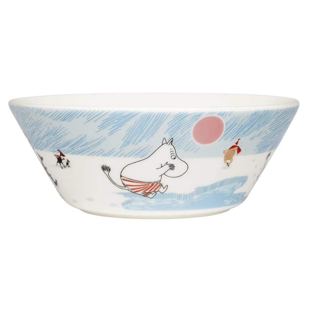 Arabia Moomin Bowl, Ice Swimming