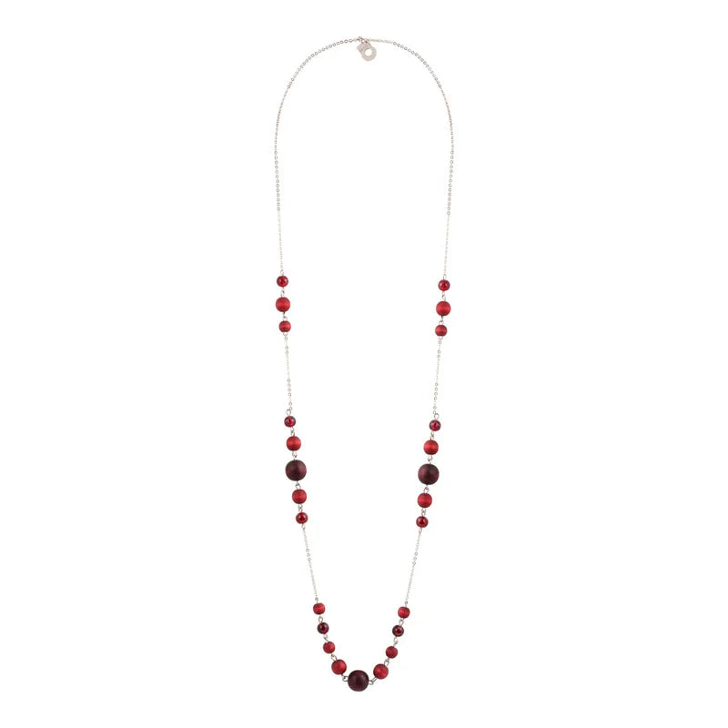 aarikka Irene Necklace Plum Red