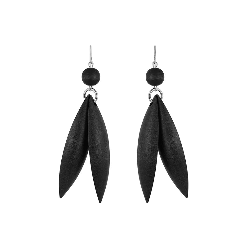 aarikka Jalava Earrings Black