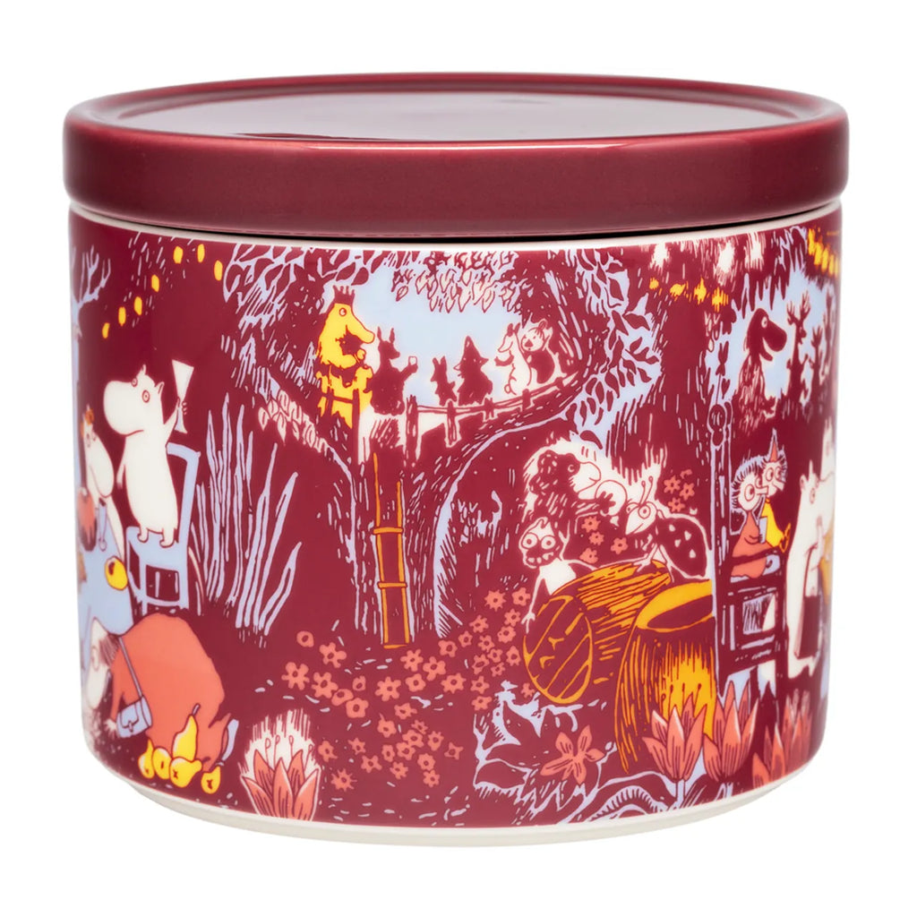 Arabia Moomin .7L Jar, Festive Moments