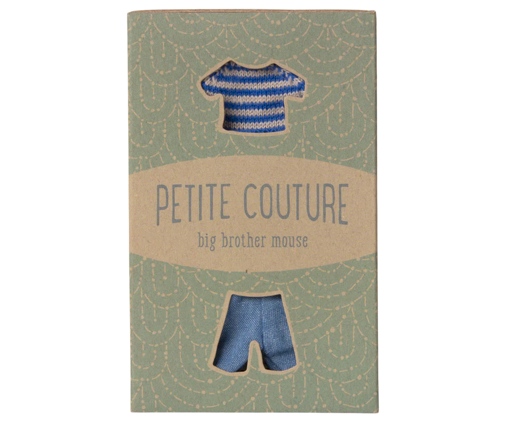 Maileg Knitted Sweater and Pants, Big Brother Mouse