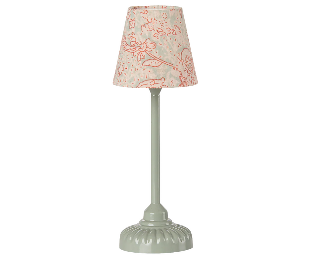 Maileg Vintage Floor Lamp, Mouse - Mint