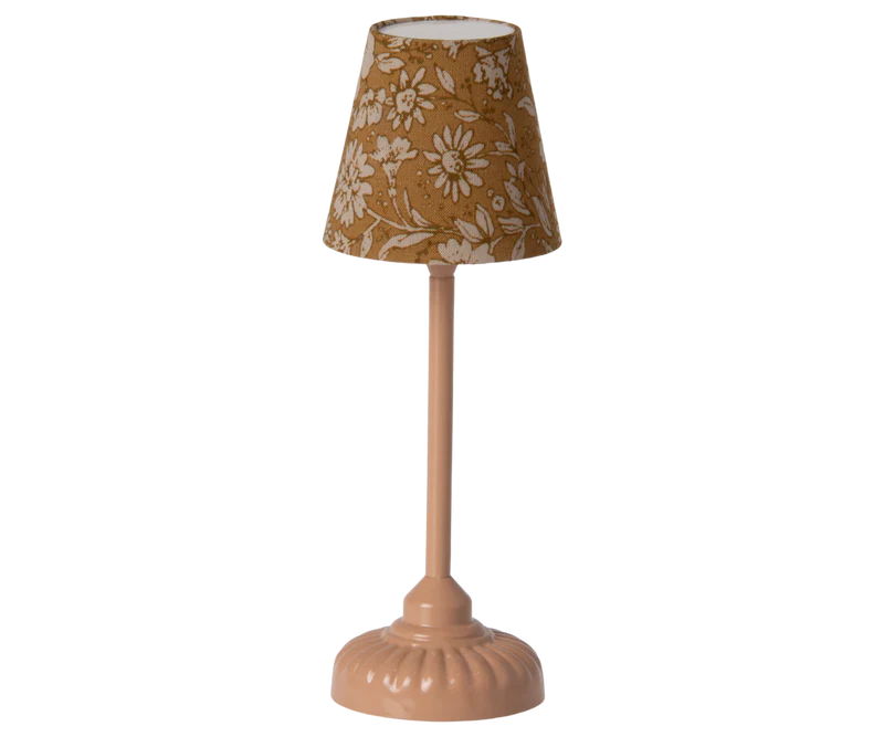 Maileg Vintage Floor Lamp Dark Powder, Mouse