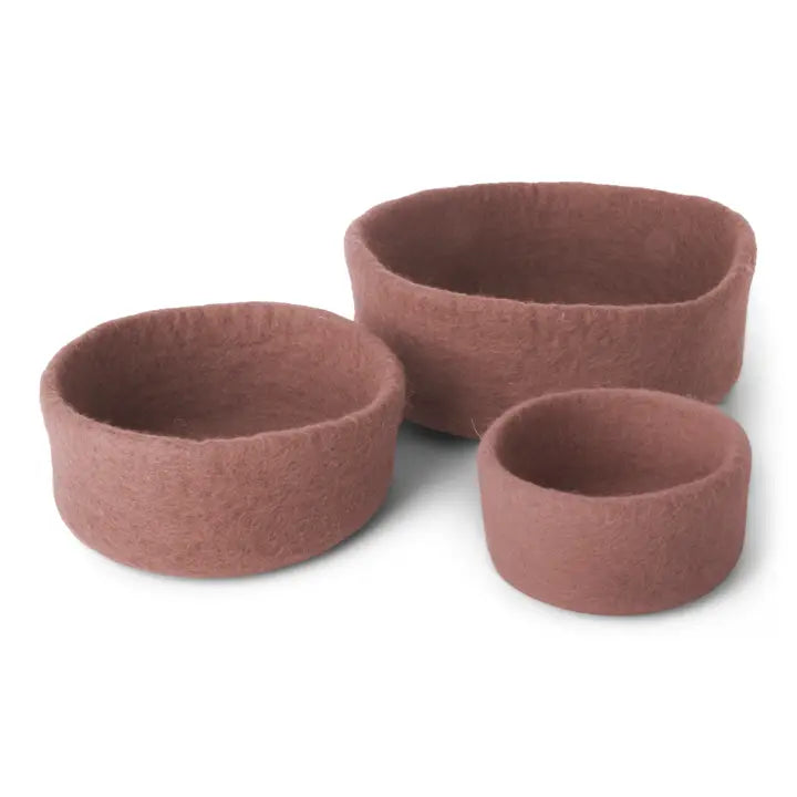 Gry & Sif Felt Bowl, Lavender