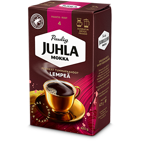 Paulig Juhla Mokka Lempeä Coffee Dark Roast