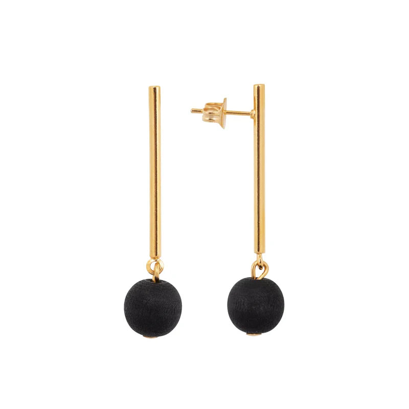 aarikka Lilli Earrings Black