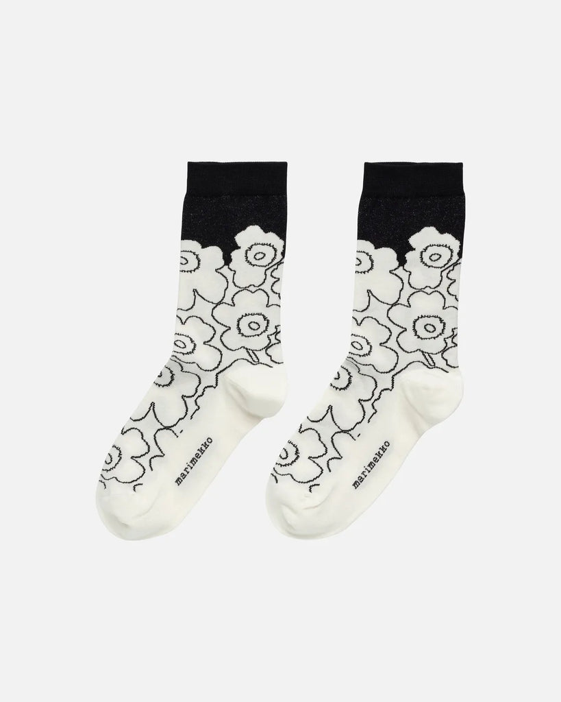 Marimekko Linjaus Piirto Unikko Socks