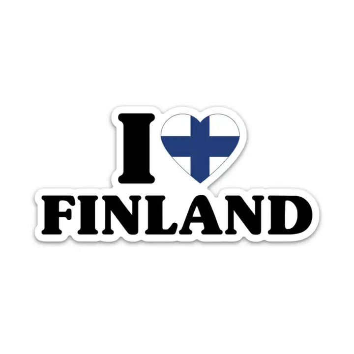 I Love Finland Sticker