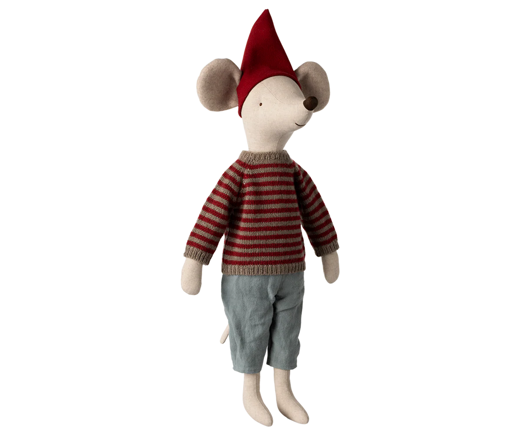 Maileg Christmas Mouse, Maxi - Boy
