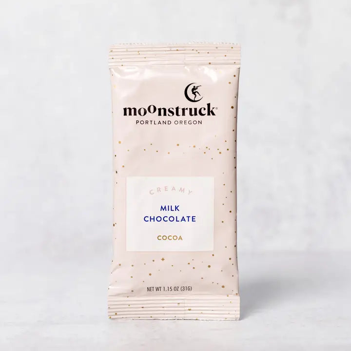 Moonstruck Milk Chocolate Hot Cocoa Single Serve Pouch