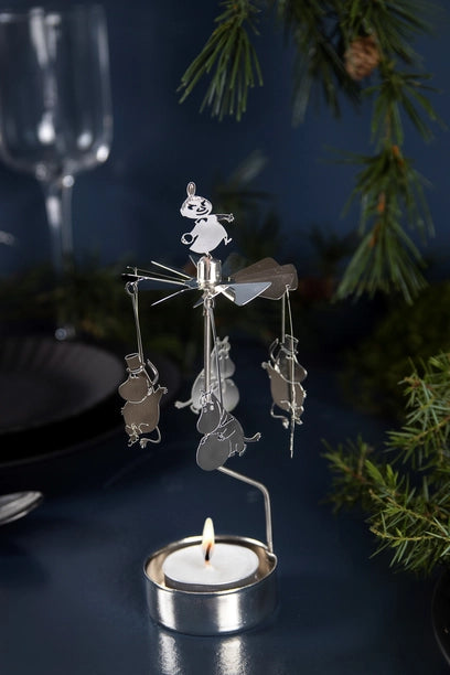 Pluto of Sweden Rotary Candleholder, Moomin Winter