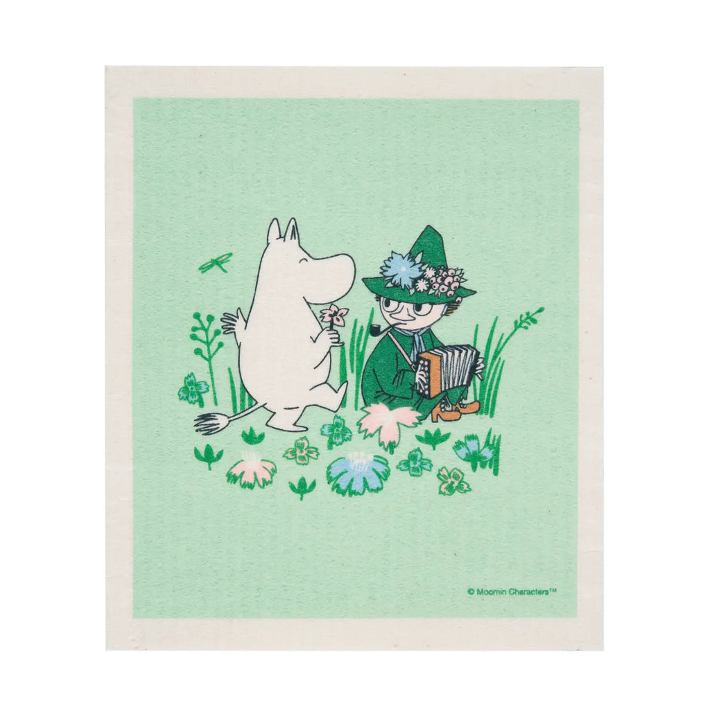 Moomin, Moomintroll & Snufkin Swedish Dishcloth