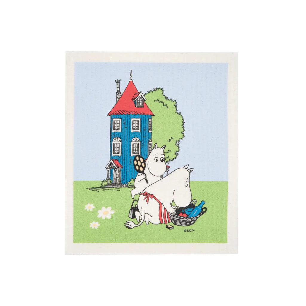 Moomin House Swedish Dishcloth