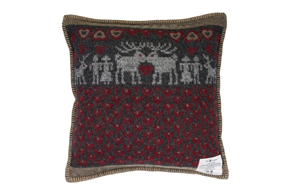 Öjbro Vantfabrik FÄSTFOLK EMBLA&ERLING, Wool Pillow Case