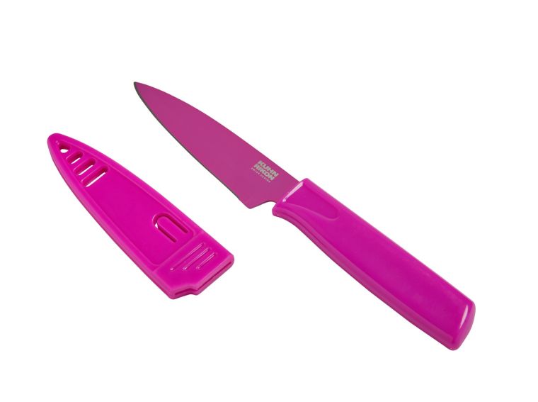 Kuhn Rikon Nonstick Paring Knife, Fuchsia