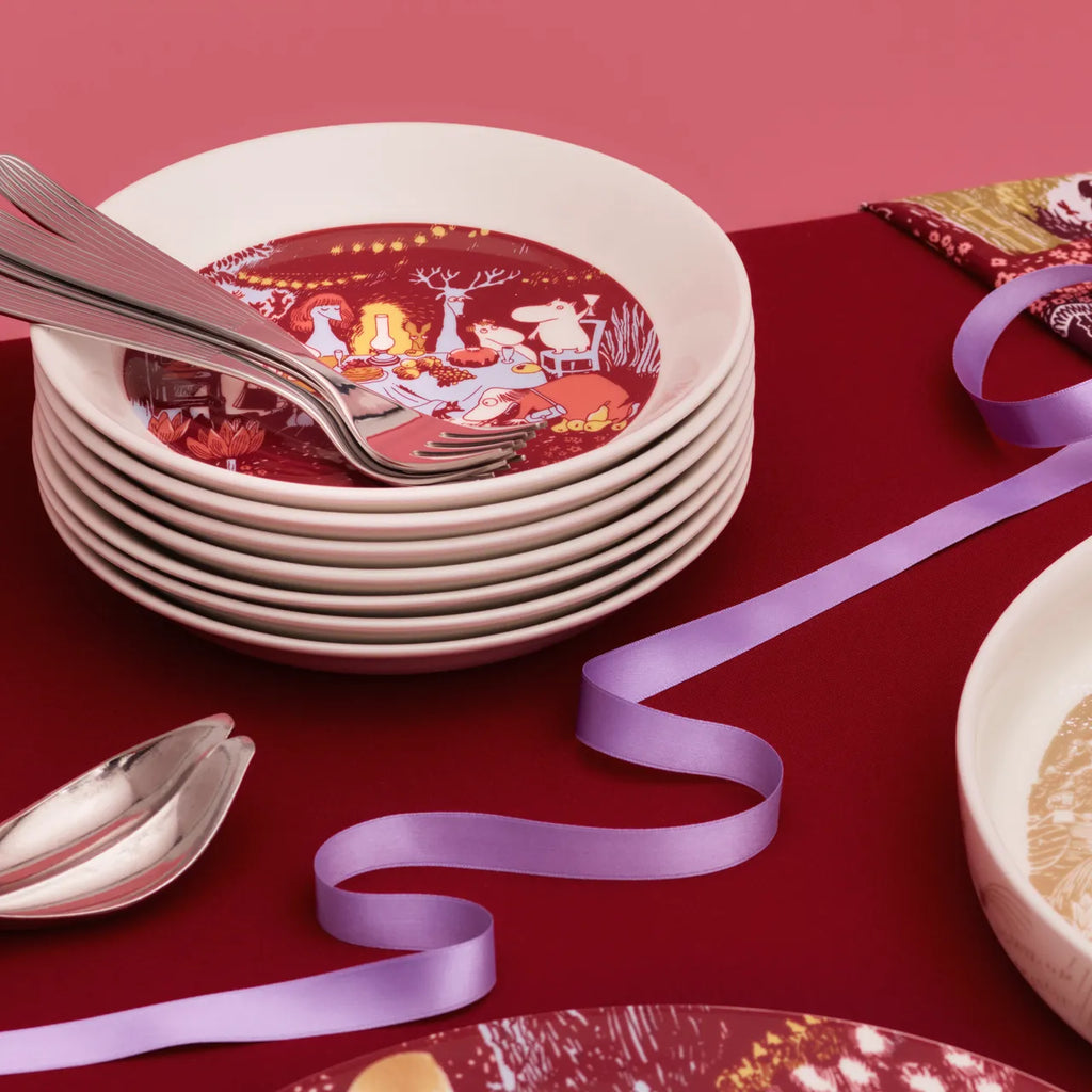Arabia Moomin Plate, Festive Moments