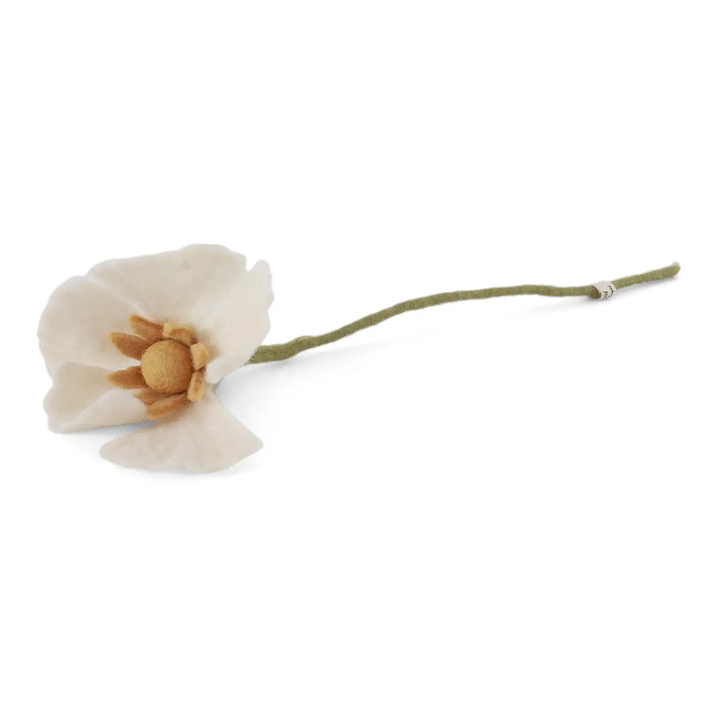 Gry & Sif Poppy Flower, White