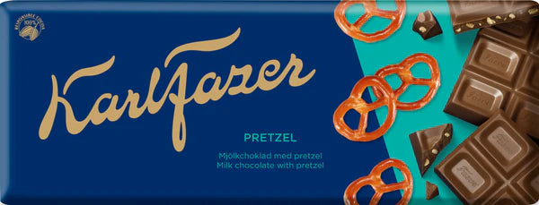 Fazer Pretzel Milk Chocolate Bar