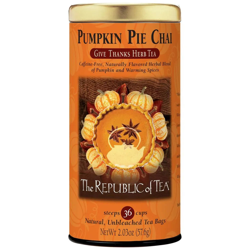 Republic of Tea Pumpkin Pie Chai Herbal Tea