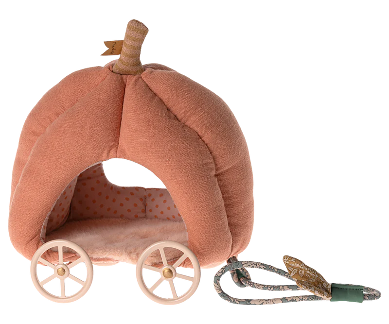 Maileg Pumpkin Carriage, Mouse