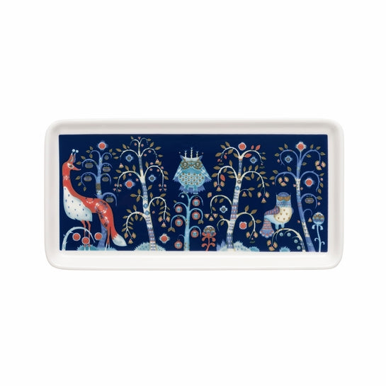 Taika Rectangle Plate, Blue