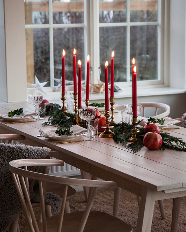 Liljeholmens Taper Candles, Red