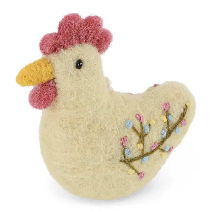 En Gry & Sif Felt Rooster, Yellow