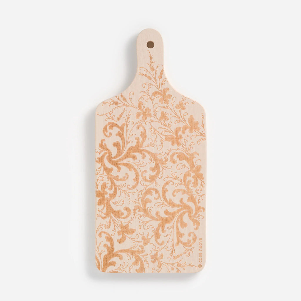 Engraved Wooden Cutting Board, Rosemaling