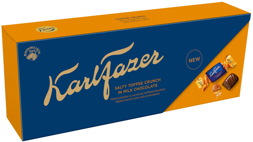 Fazer Salt Toffee Crunch Milk Chocolate