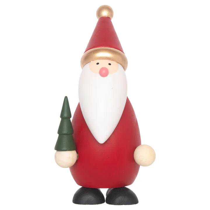 Mr. Santa Wood Figure