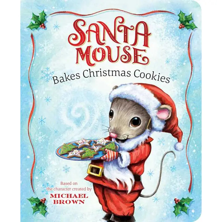 Santa Mouse Bakes Christmas Cookies