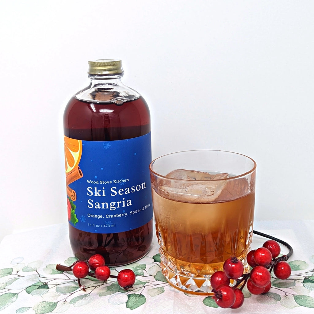 Wood Stove Kitchen Ski Season Sangria
