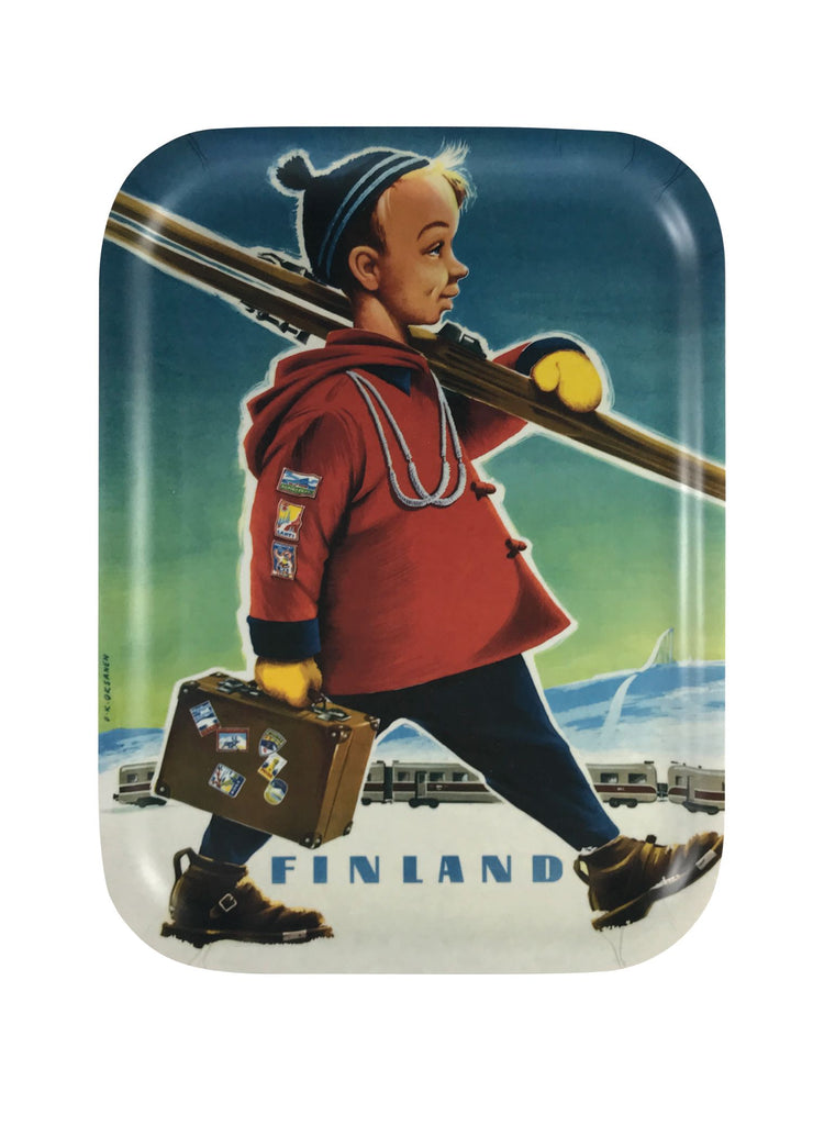 Come to Finland Tray, The Ski Boy