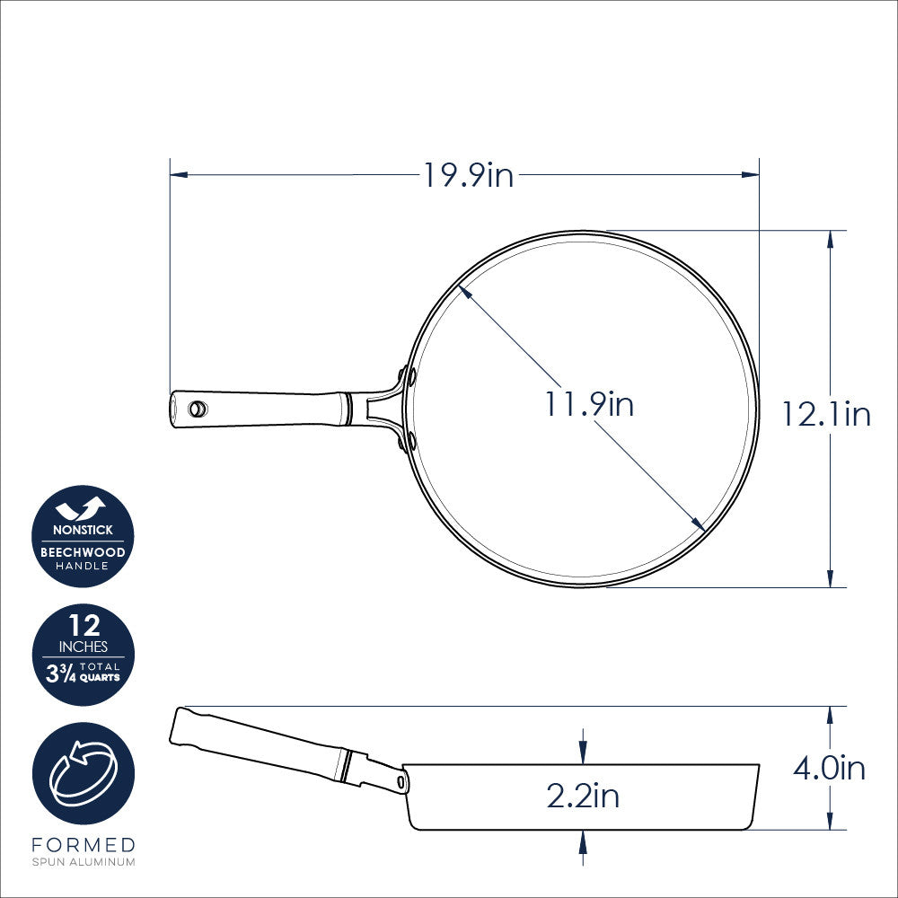 Nordic Ware Cardamom™ Ceramic Nonstick 12 Inch Skillet