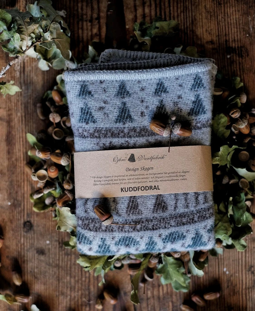 Öjbro Vantfabrik SKOGEN, Wool Pillow Case