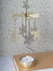 Pluto of Sweden Rotary Candleholder, Snowstar Gold