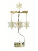 Pluto of Sweden Rotary Candleholder, Snowstar Gold