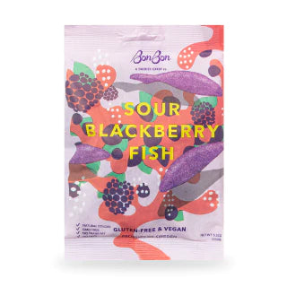 BonBon Swedish Sour Blackberry Fish