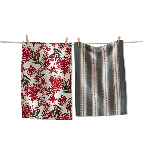 Sprig Dishtowel, Set/2