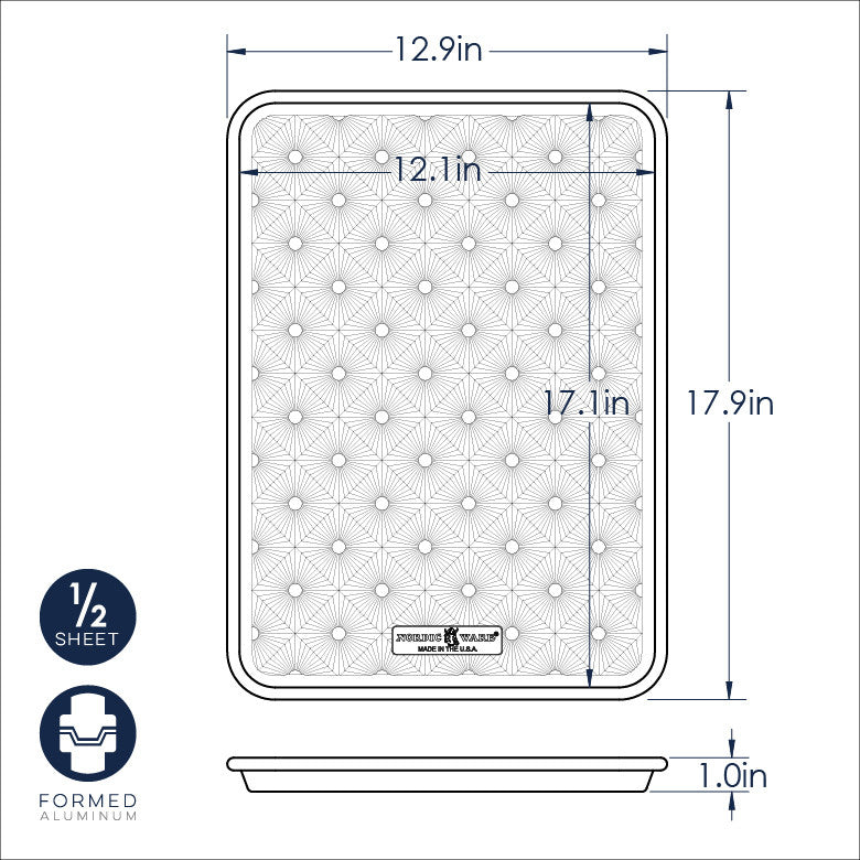 Nordic Ware Vintage Starburst Half Sheet Pan