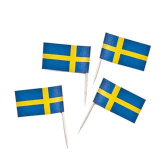 Sweden Flag Toothpicks