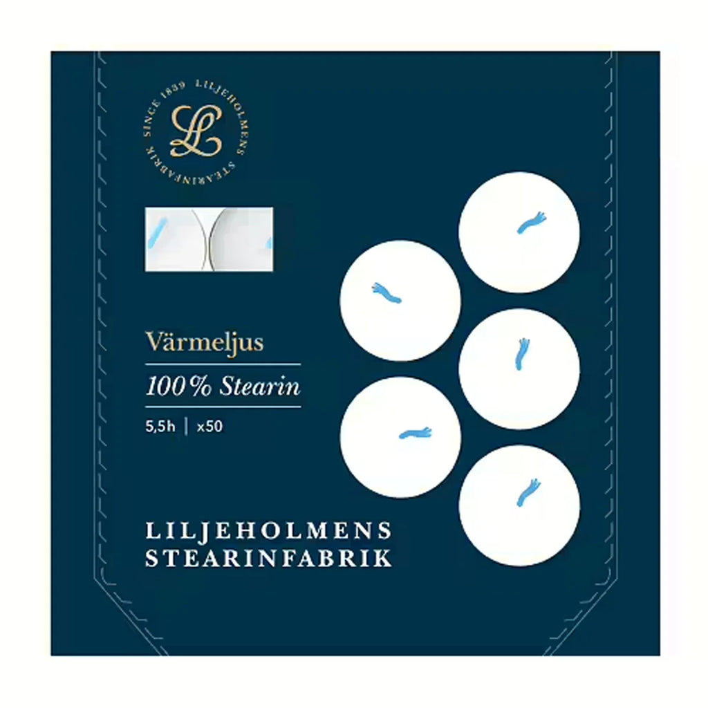 Liljeholmens Värmeljus (Tealight) Candles, White
