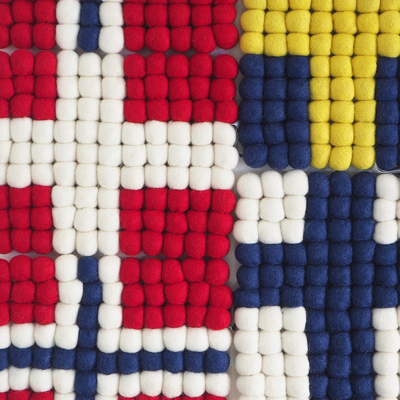 Aveva Wool Flag Trivets