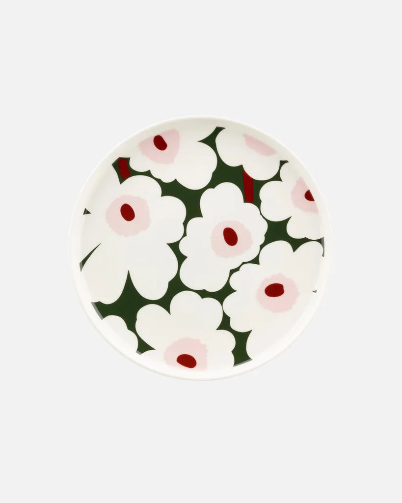 Marimekko Unikko Plate, Green