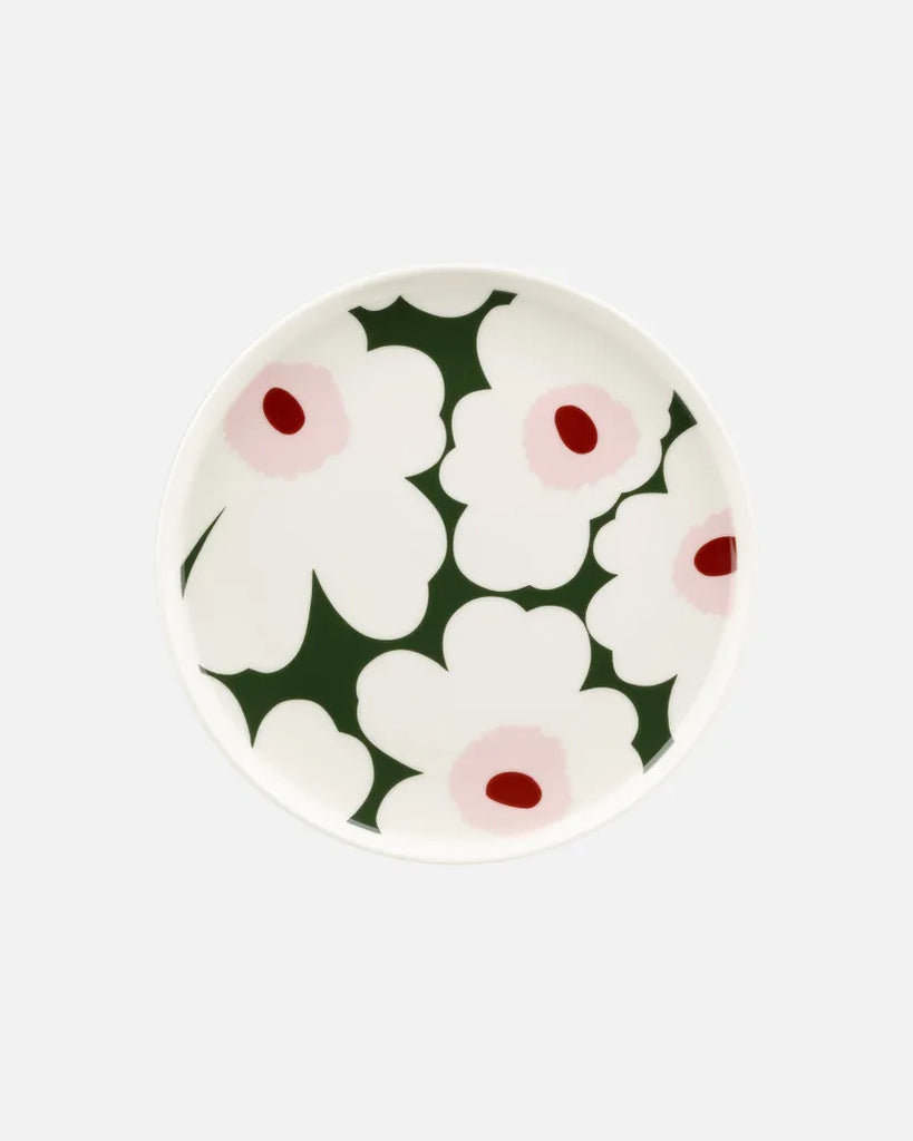 Marimekko Unikko Plate, Green