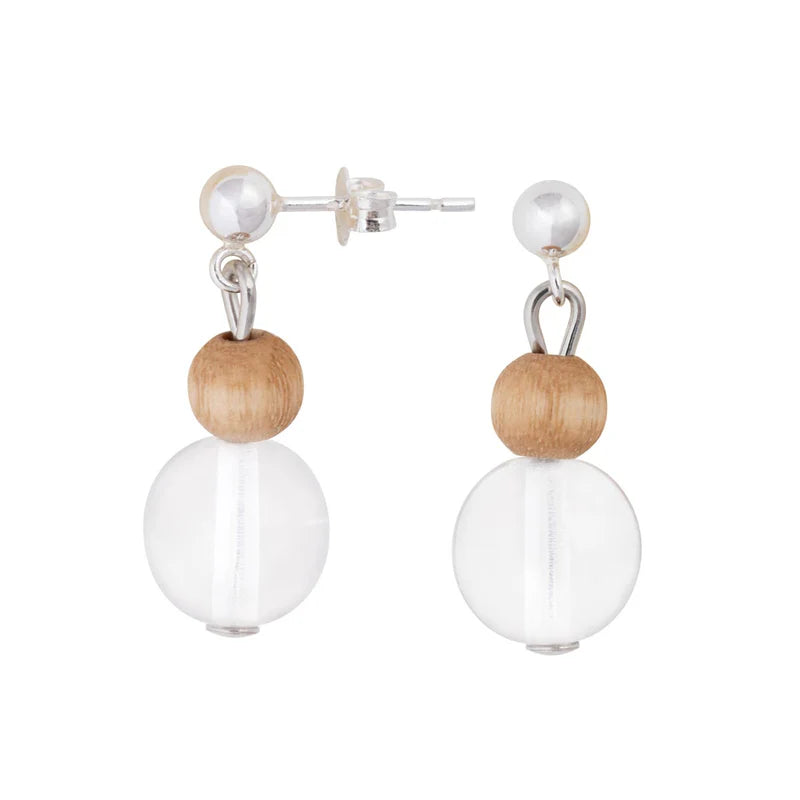 aarikka Vilkas Earrings Light Brown