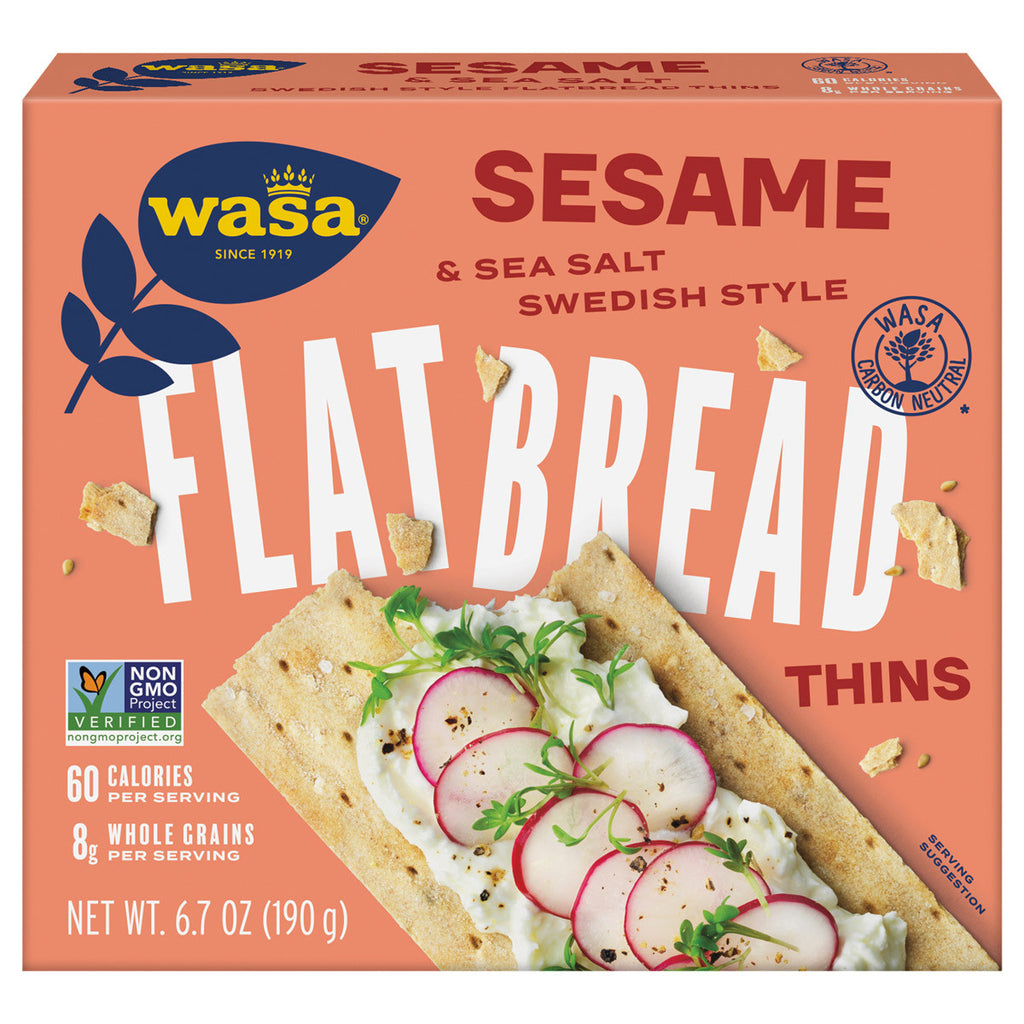 Wasa Sesame and Sea Salt Crispbread Thins