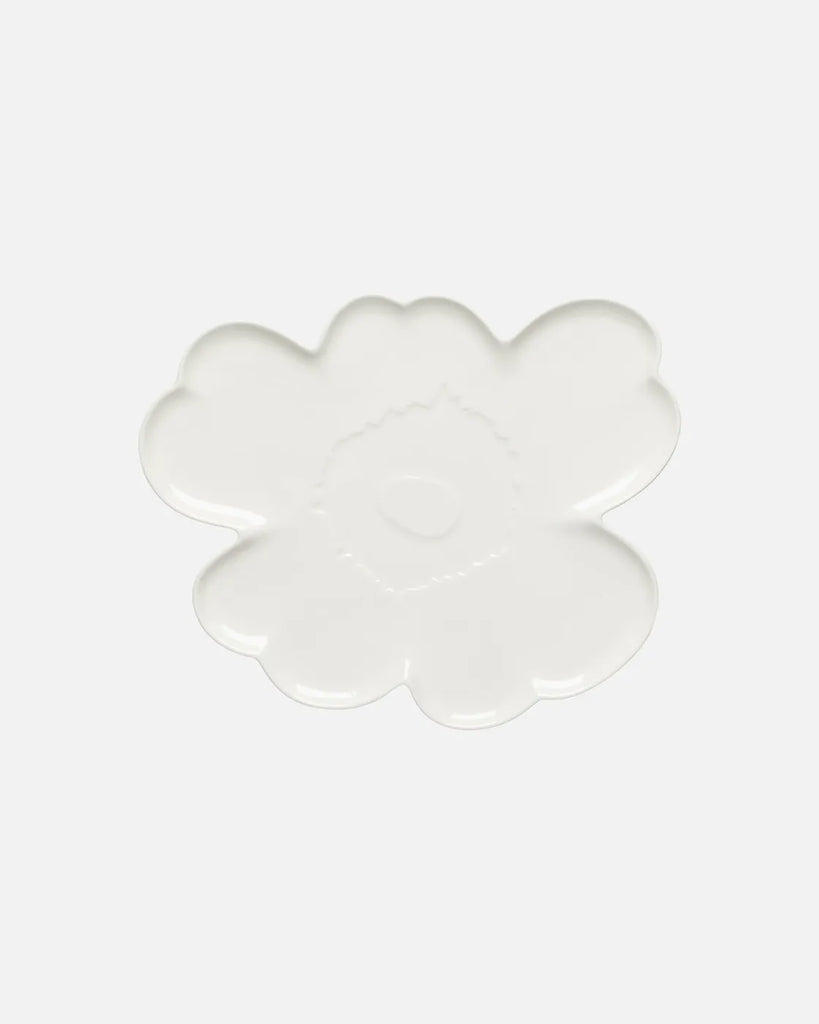 Marimekko Oiva / Unikko Shape Platter, White